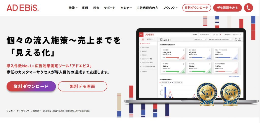 アドエビス（ADEBIS）のデータ分析