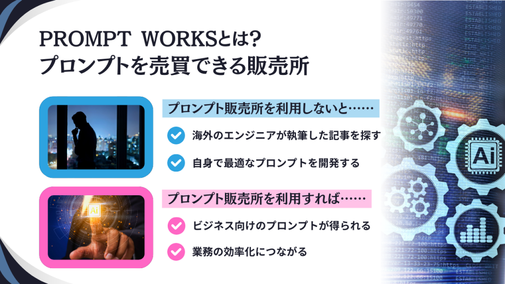 Prompt Worksとは？プロンプトを売買できる販売所　Prompt Worksはどんな人におすすめ？　利用するしない